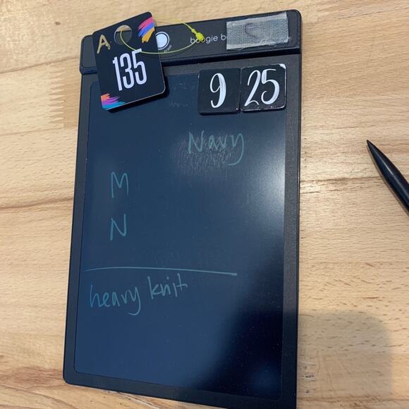 Vintage Lands End Sweater Women 3X Plus Navy The Classic Drifter Heavy Knit Crew - Picture 10 of 11